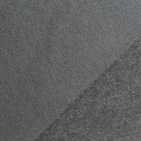 Dark Grey Marl Knit, Polyester, 215 gsm