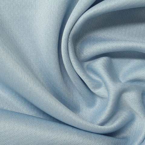 100% Polyester Birdseye Knit Fabric, 142 gsm, 155 cm — Blue