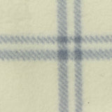 Light Blue Plaid Fleece, Polyester — photo 3