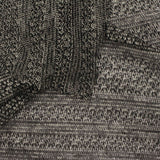 Grey Horizontal-Band Chunky Knit, Poly-Viscose — photo 3