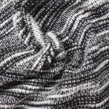 Black Marl French Terry, Poly-Cotton — photo 3