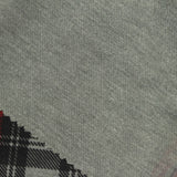 Black Plaid Knit, Polyester — photo 3