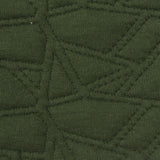 Dark Green Tone-on-Tone Jacquard, Poly-Cotton — photo 3