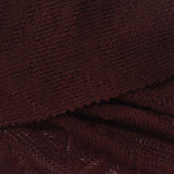 Deep Red Openwork Pointelle Knit, Polyester — photo 3