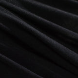100% Cotton Knit Fabric, 101 gsm, 145 cm — Black — photo 3