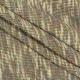 Cream Vertical-Stripe Rib Knit, Cotton-Poly — photo 3