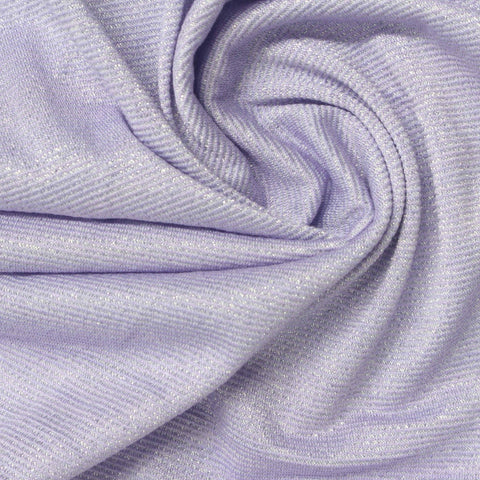 Viscose Metallic Stretch Jersey Knit Fabric, 155 gsm, 160 cm — Purple