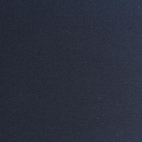Navy Rib Knit, Cotton-Poly