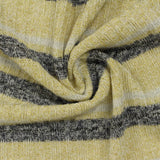 Dark Grey Horizontal-Stripe Rib Knit, Poly-Viscose — photo 3