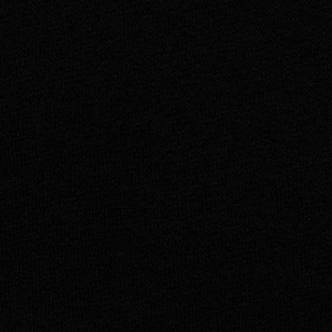 100% Polyester Interlock Knit Fabric, 279 gsm, 170 cm — Black