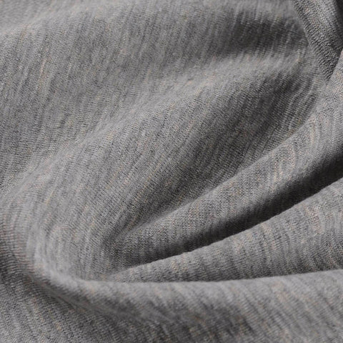 Grey Marl Interlock Knit, Polyester, 250 gsm
