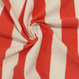 Red Stripe Jersey Knit, Cotton-Poly — photo 3