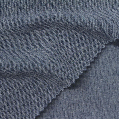 Muted Blue Marl Chunky Knit, Poly-Viscose