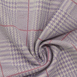 Lavender Houndstooth Jacquard, Polyester — photo 3