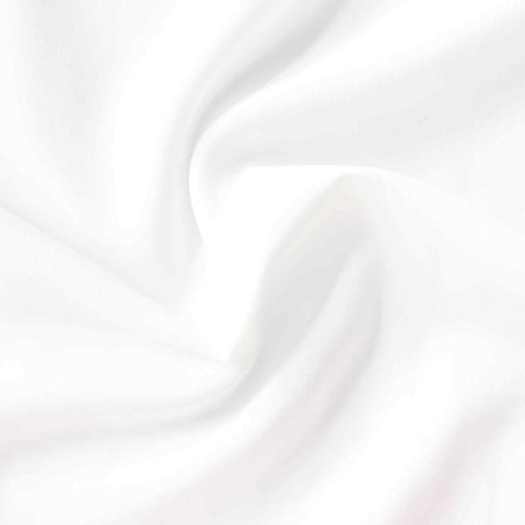 100% Polyester Woven Fabric, 90 gsm, 145 cm — White