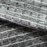 Marled Grey Check Rib Knit, Viscose-Poly — photo 3