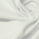 Polyester Viscose Stretch Ponte Knit Fabric, 250 gsm, 170 cm — White — photo 3
