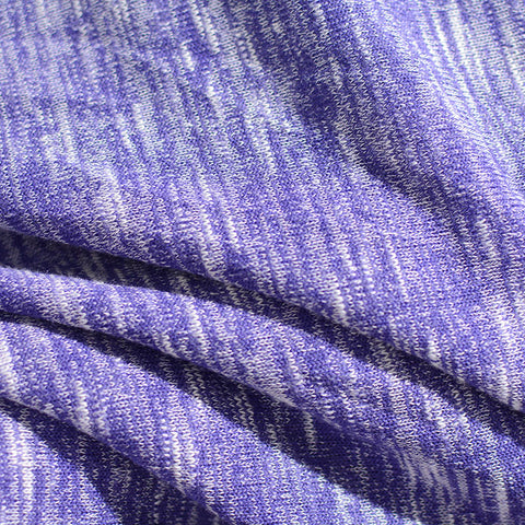 Purple Heathered-Marl Chunky Knit, Acrylic-Poly