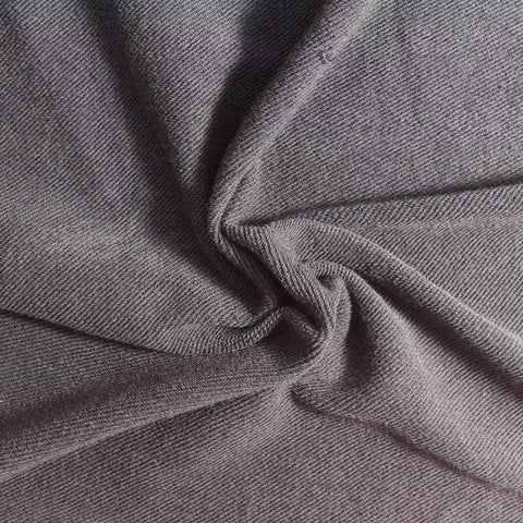 Polyester Stretch Milk Silk Knit Fabric, 140 gsm, 160 cm — Grey, ref EF-214756