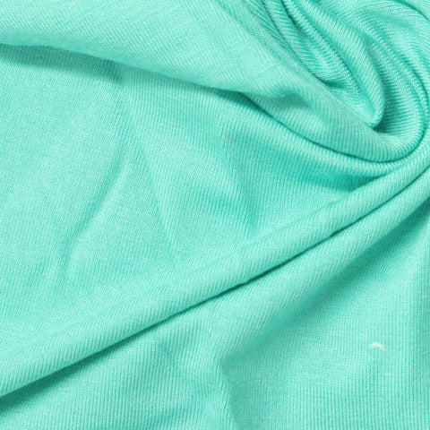 Viscose Stretch Jersey Knit Fabric, 260 gsm, 160 cm — Green