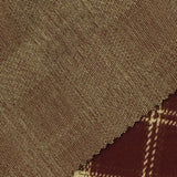 Red Plaid Interlock Knit, Polyester — photo 3