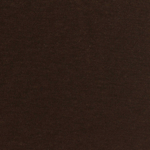 Tencel Lyocell Wool Stretch Rib Knit Fabric, 210 gsm, 160 cm — Brown
