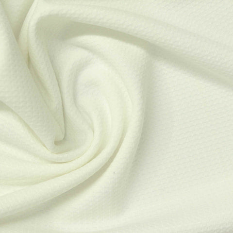 Cream Grid Jacquard, Nylon