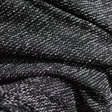 Black Marl Chunky Knit, Viscose-Poly — photo 3