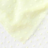 Light Yellow Dots Chiffon, Polyester — photo 3
