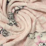 Pink Cartoon-Dog Velvet, Polyester — photo 3