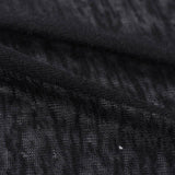 Black Heathered-Marl Chunky Knit, Viscose-Poly — photo 3