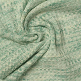 Light Green Marl Waffle Knit, Poly-Viscose — photo 3