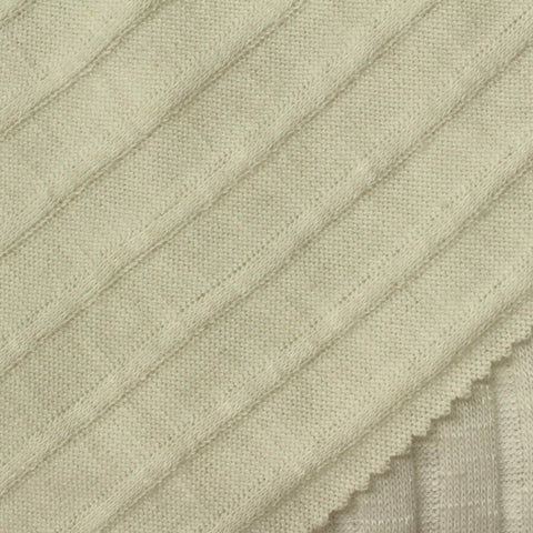 Viscose Polyester Stretch Rib Knit Fabric, 167 gsm, 160 cm — Beige