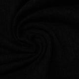 Black Tone-on-Tone Jersey Knit, Cotton-Viscose — photo 3