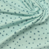 Printed Polyester Stretch Milk Silk Knit Fabric, 160 gsm, 152 cm — Green — photo 3