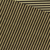 Brown Horizontal-Stripe Jersey Knit, Polyester — photo 3