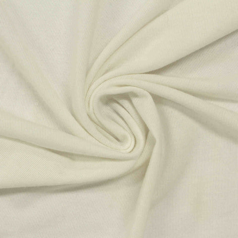 Polyester Cotton Stretch Jersey Knit Fabric, 180 gsm, 160 cm — Beige