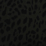 Jacquard Polyester Stretch Knit Fabric, 260 gsm, 160 cm — Black — photo 3