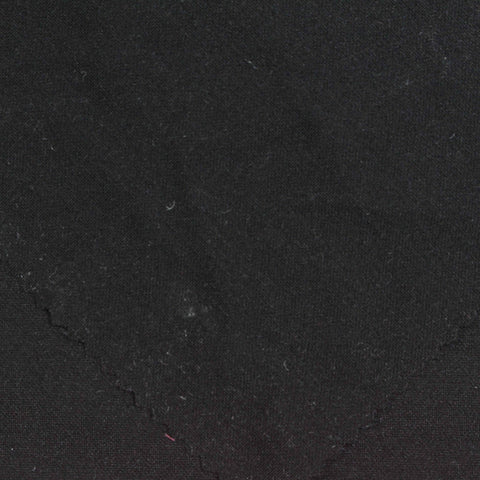 Nylon Viscose Stretch Piqué Knit Fabric, 298 gsm, 154 cm — Black