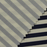 Navy Horizontal-Stripe Knit, Nylon-Spandex — photo 3