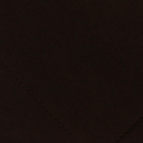 Polyester Viscose Blend Stretch Interlock Knit Fabric, 470 gsm, 150 cm — Brown