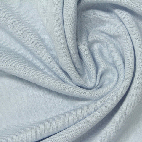 100% Viscose Jersey Knit Fabric, 155 gsm — Blue