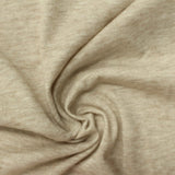 Light Beige Marl Jersey Knit, Cotton-Poly — photo 3