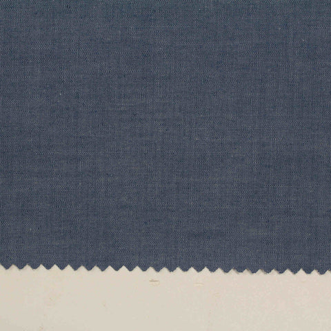 100% Cotton Chambray Fabric, 120 gsm, 145 cm — Navy