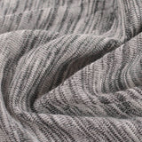 Grey Marl Jersey Knit, Poly-Cotton — photo 3