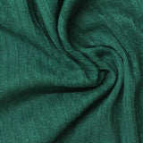 Jacquard Polyester Viscose Stretch Rib Knit Fabric, 210 gsm, 180 cm — Green — photo 3