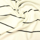 Black Diagonal-Stripe Jersey Knit — photo 3