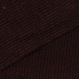 Brushed Polyester Viscose Stretch Rib Knit Fabric, 260 gsm, 150 cm — Red — photo 3