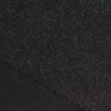 Jacquard Polyester Stretch Knit Fabric, 280 gsm, 140 cm — Black — photo 3