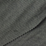 Heather Grey Marl Rib Knit, Poly-Viscose — photo 3